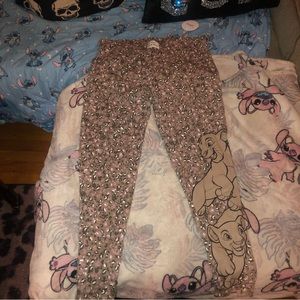Disney lion king leggings - pajama bottoms size med